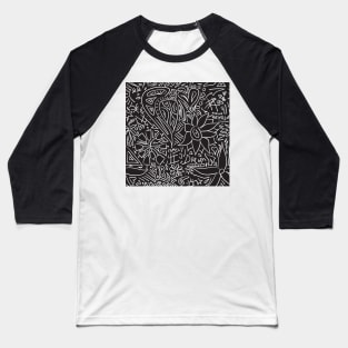 Random Doodle Art Baseball T-Shirt